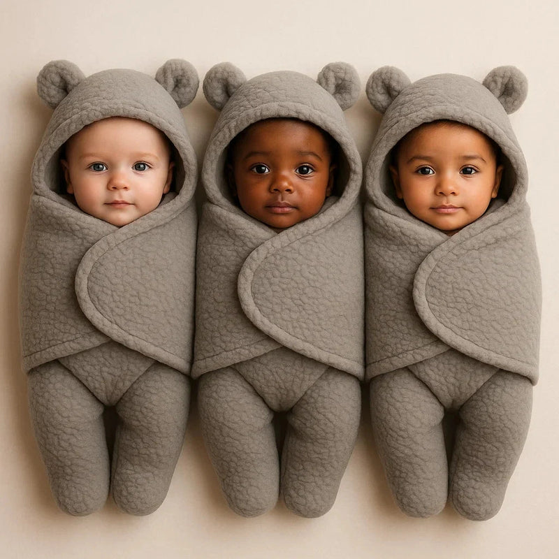 BabySleep™ - Ursinho terapêutico para bebês Importado Dropfy Import Cinza 0-3 meses 