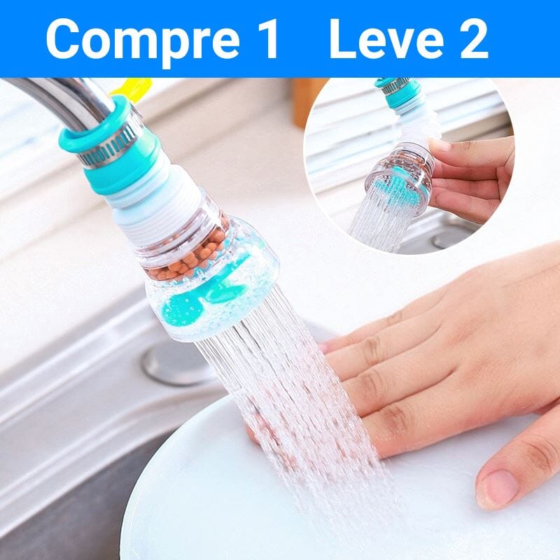 Bico Extensor de Torneira 360º flexível - Compre 1 Leve 2 026 Mop Fácil 