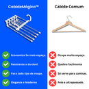 Cabide 5 em 1 | CabideMágico™ Compre 1, Leve 3 008 Mop Fácil 