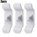 Cabo Organizer Importado Dropfy Import KIT 3 Unidades BRANCO 