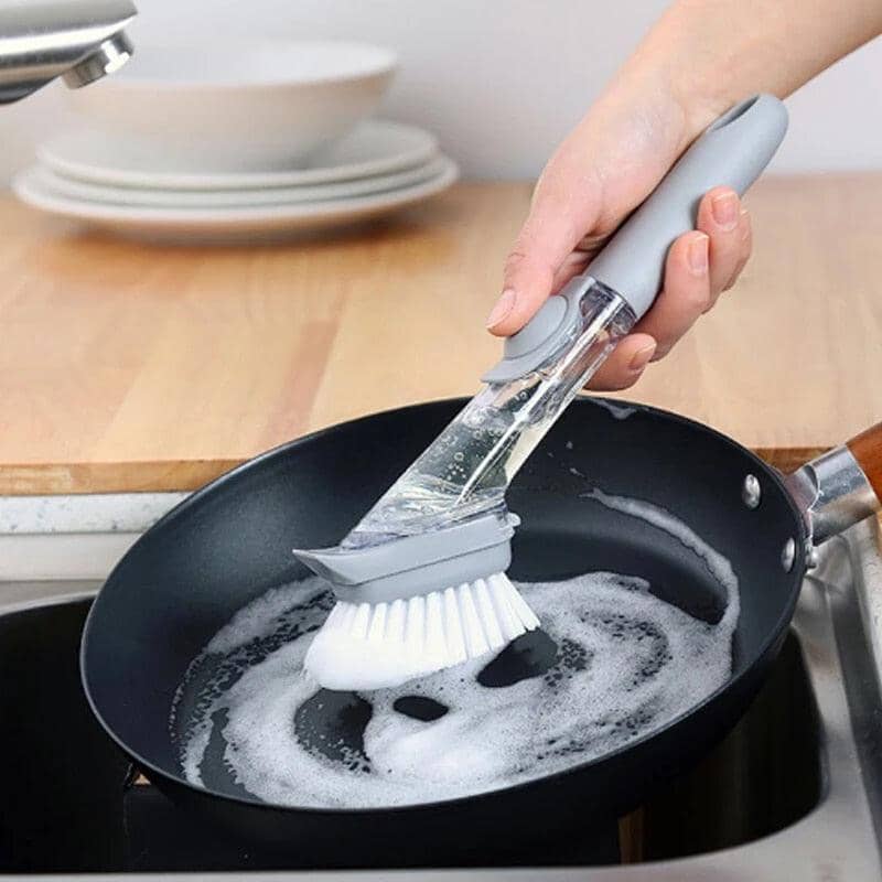 Escova 2 em 1 com Dispenser Para Sabão - ProClean© 051 Mop Fácil 