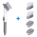 Escova 2 em 1 com Dispenser Para Sabão - ProClean© 051 Mop Fácil 