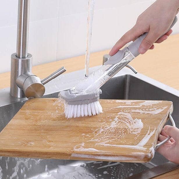 Escova 2 em 1 com Dispenser Para Sabão - ProClean© 051 Mop Fácil 
