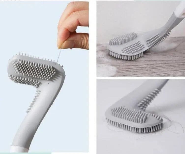 Escova Antibacteriana de Banheiro de Silicone 015 Mop Fácil 