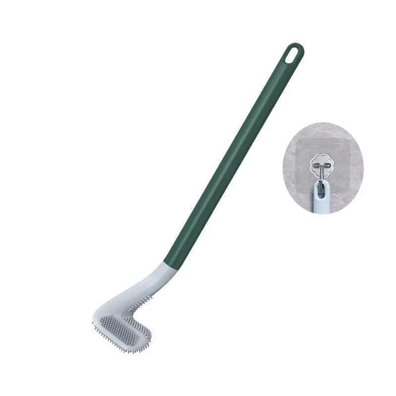 Escova Antibacteriana de Banheiro de Silicone 015 Mop Fácil Verde 