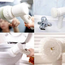 Escova de Limpeza Giratória 5 em 1 - MultClean© 016 Mop Fácil 