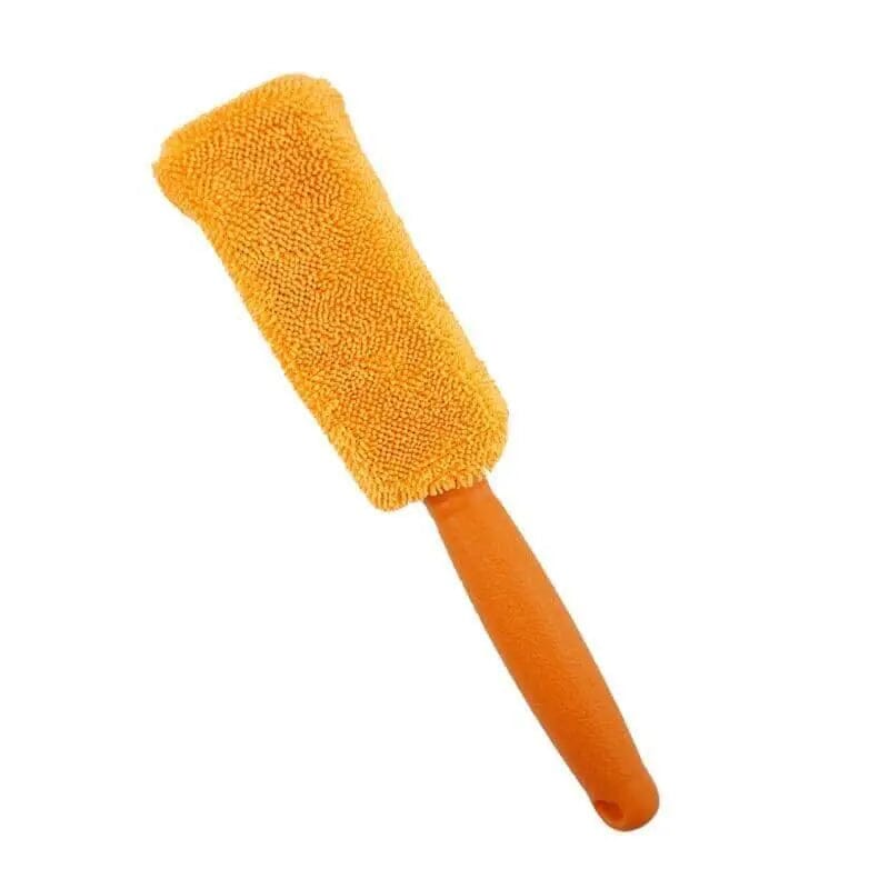 Escova de Microfibras para Lavagem de Rodas 019 Mop Fácil laranja 