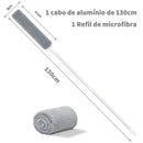 Escova Limpa Poeira Retrátil Espanador De Pó Flexível - DusterClean™ 072 Mop Fácil 