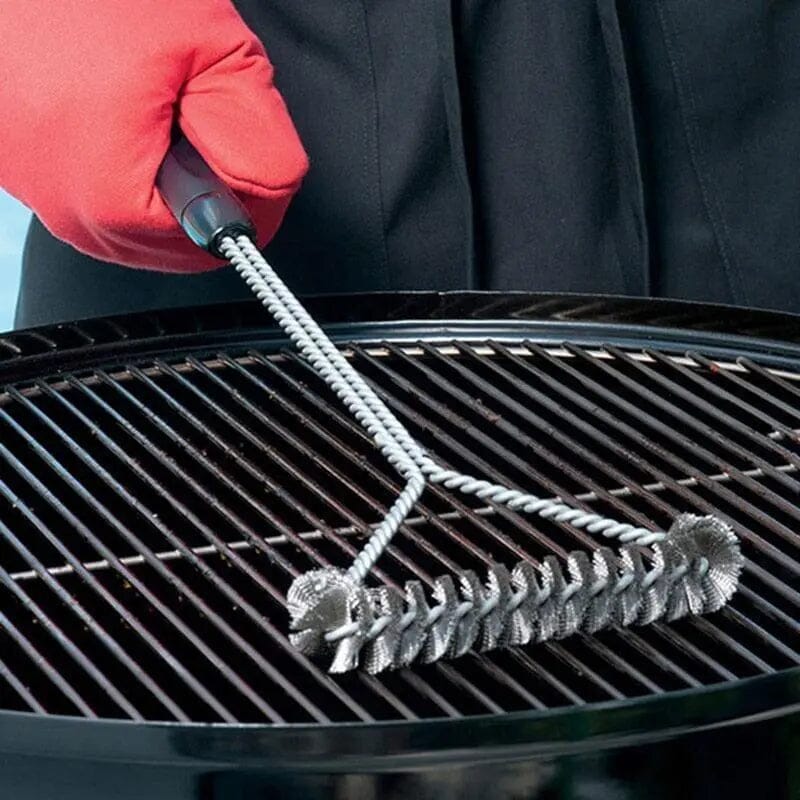 Escova para Limpeza de Grelha Resistente para Churrasqueiras 020 Mop Fácil 