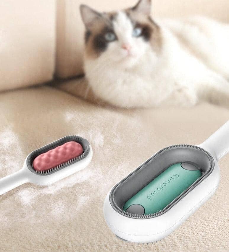 Escova Rasqueadeira com Dispenser para Pets - PetClean 023 Mop Fácil 