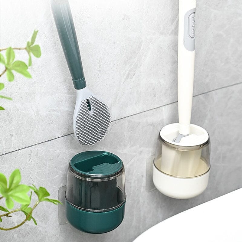 Escova Sanitária de Silicone com Dispensador de Sabão 024 Mop Fácil 