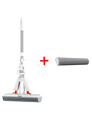 Esfregão Dobrável MaxMop©: Limpeza Fácil e Rápida! (Com Balde Incluso) 043 Mop Fácil Mop + 1 Pano Absorvente 