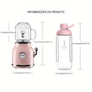 Fresh Juice Retrô - Mini Liquidificador Portátil Importado Dropfy Import 