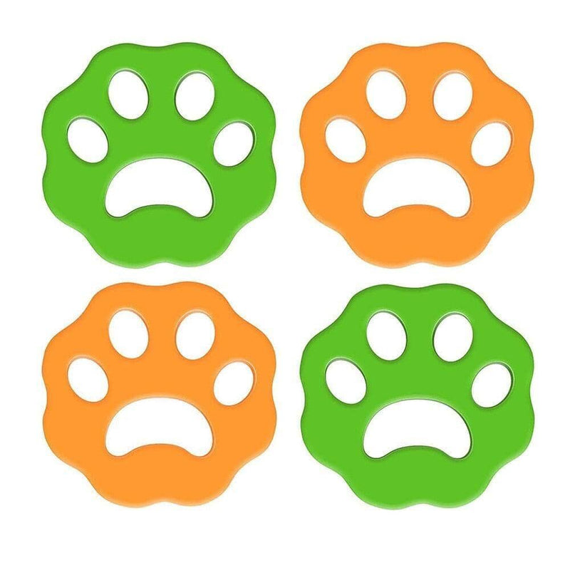 Kit 4 Peças Removedor De Pêlos De Gatos E Cães P/ Máquina De Lavar Roupa 059 Mop Fácil 