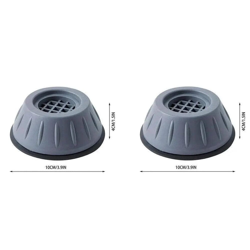 Kit de Pés Anti Vibração para Eletrodomésticos 032 Mop Fácil 2pcs 10cm 
