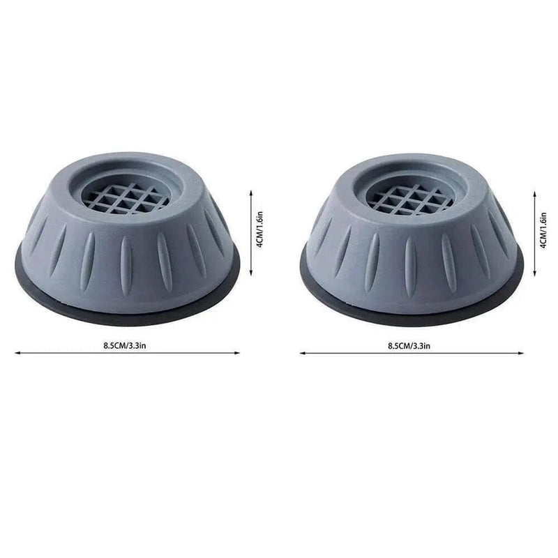 Kit de Pés Anti Vibração para Eletrodomésticos 032 Mop Fácil 2pcs 8.5cm 