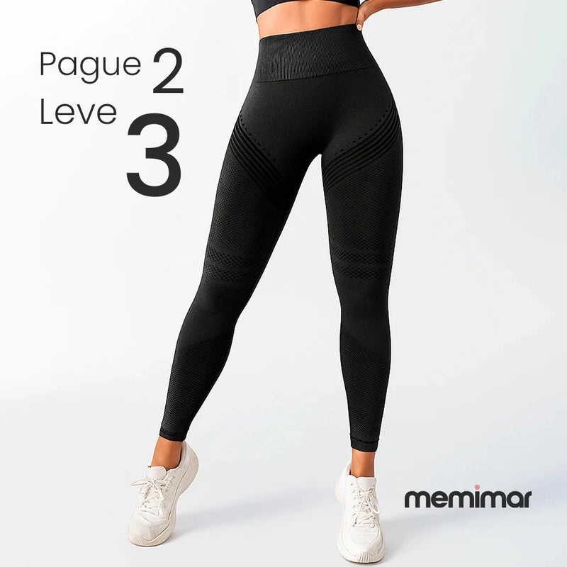 Legging Empina Bumbum Zero Transparência - COMPRE 2 LEVE 3 Zup Store 