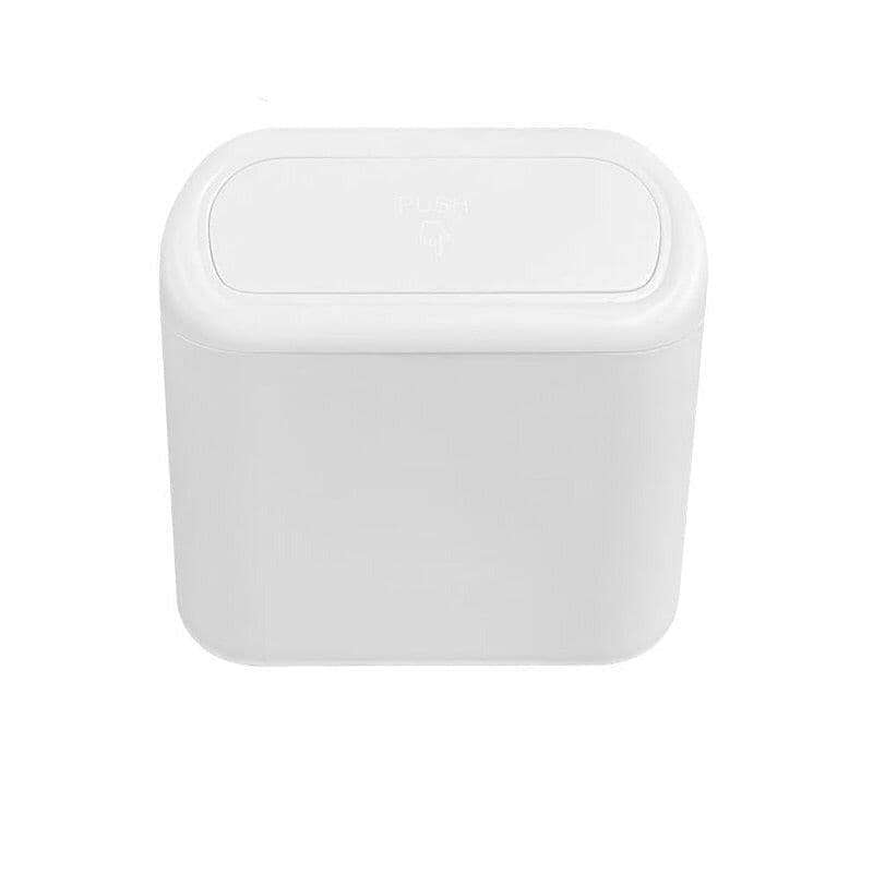 Lixeira Portátil para Carro 038 Mop Fácil Branco 