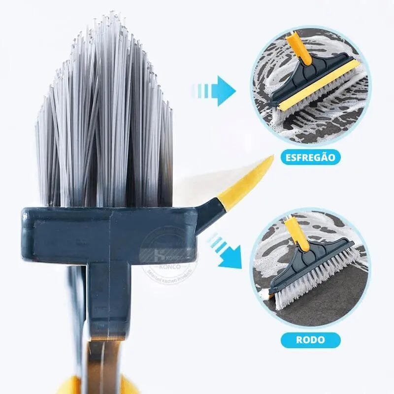 MaxClean© (Vassoura 2 em 1) - O Melhor Aliado Para Limpeza! 041 Mop Fácil 