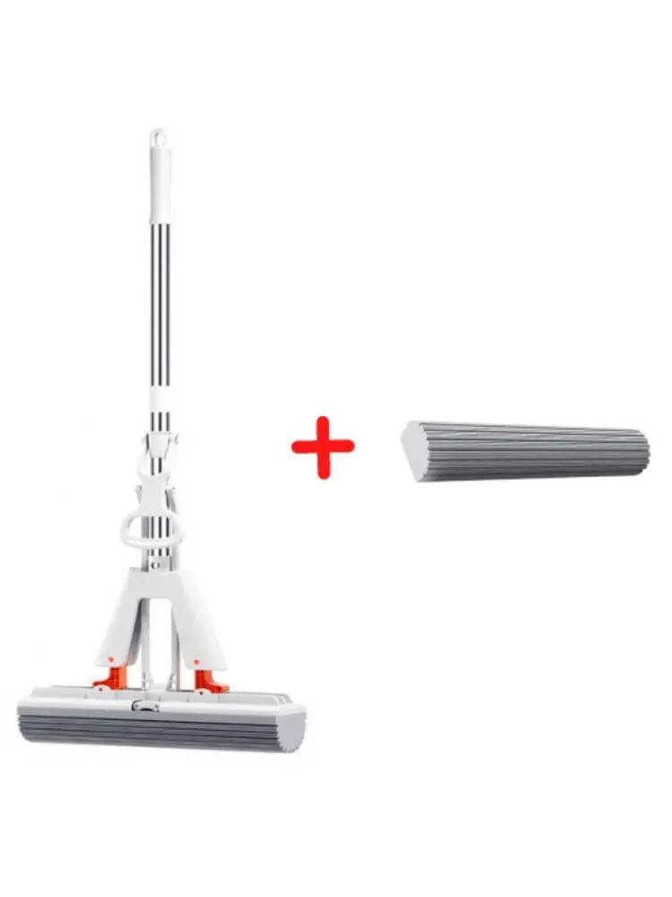 MaxMop©: Limpeza Fácil e Rápida! (+ Brinde Grátis!) 042 Mop Fácil Mop + 1 Pano Absorvente 