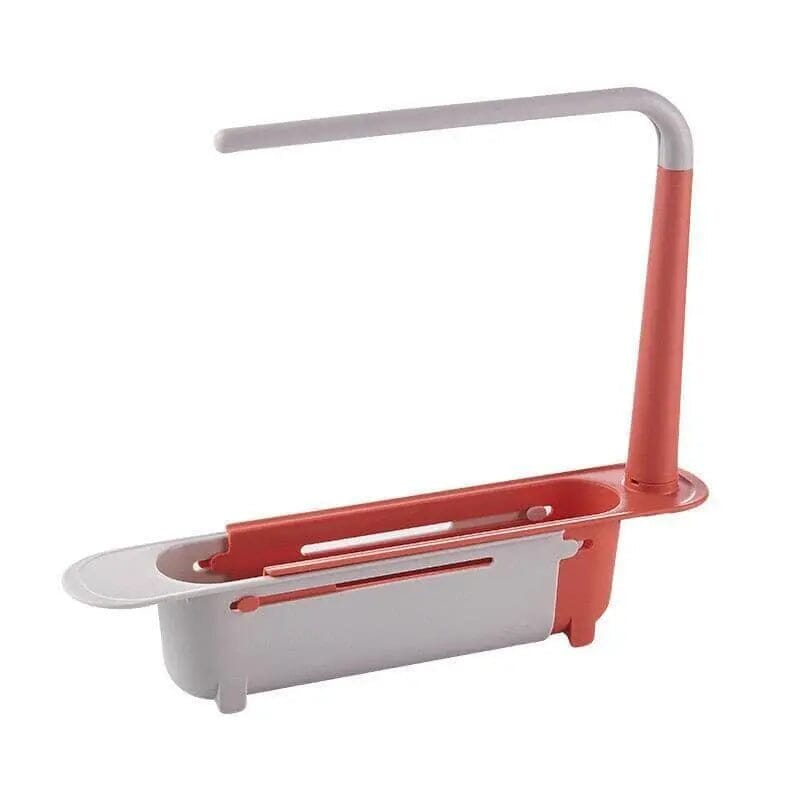 Rack de Armazenamento de Pia 053 Mop Fácil Vermelho 