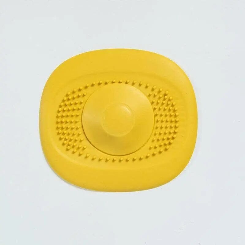 Ralo Silicone Coletor de Cabelos 055 Mop Fácil amarelo 