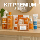 Ritual da Pele Renovada – Kit 8 em 1 para Clarear, Rejuvenescer e Iluminar com Vitamina C Minha loja Kit Avançado 8 Itens 