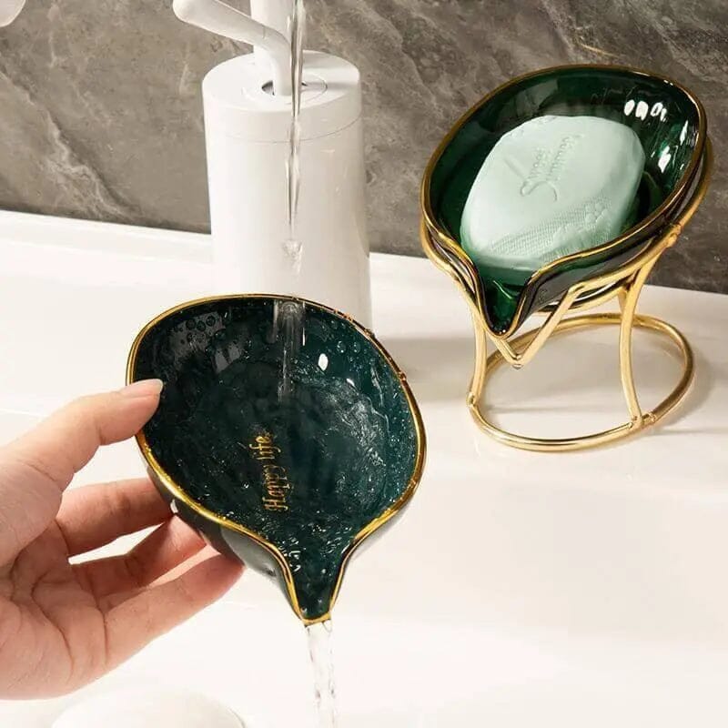 Saboneteira de Luxo de Aço Inoxidável e Acrílico 062 Mop Fácil 