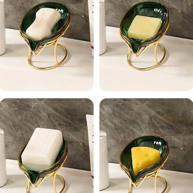 Saboneteira de Luxo de Aço Inoxidável e Acrílico 062 Mop Fácil 