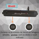 Seladora a Vácuo de Alimentos – Doméstica Bivolt Premium Seladora a Vácuo de Alimentos – Doméstica Bivolt Premium Minha loja 