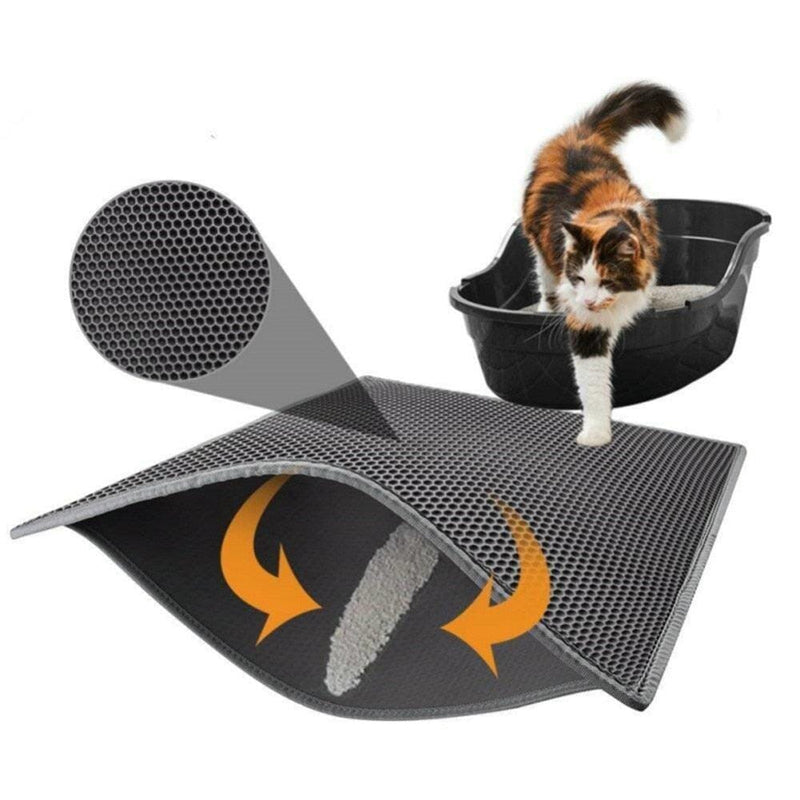 Tapete Higiênico Para Gato Coletor De Areia Anti Sujeira 065 Mop Fácil 