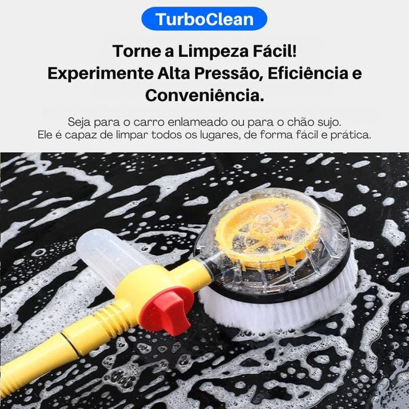 TurboClean© - Escova Giratória para Lavagem de Veículos (+Brinde Grátis) 071 Mop Fácil 